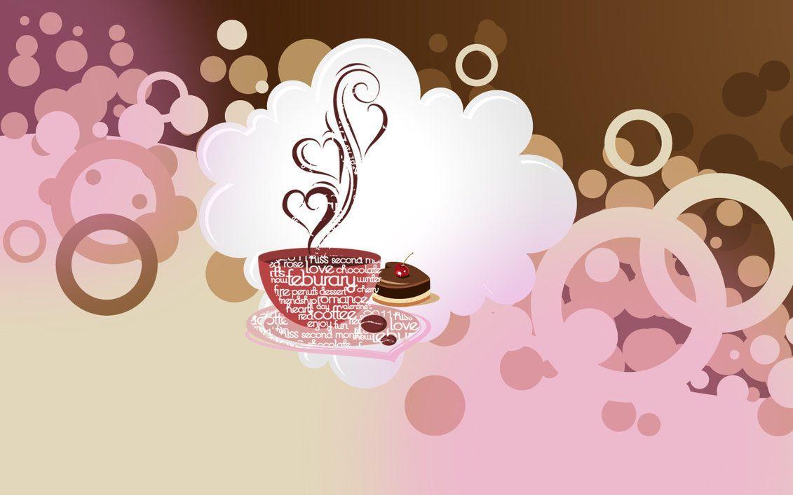 1131x707 This is pretty. Coffee wallpaper, Happy valentines day, I love coffee