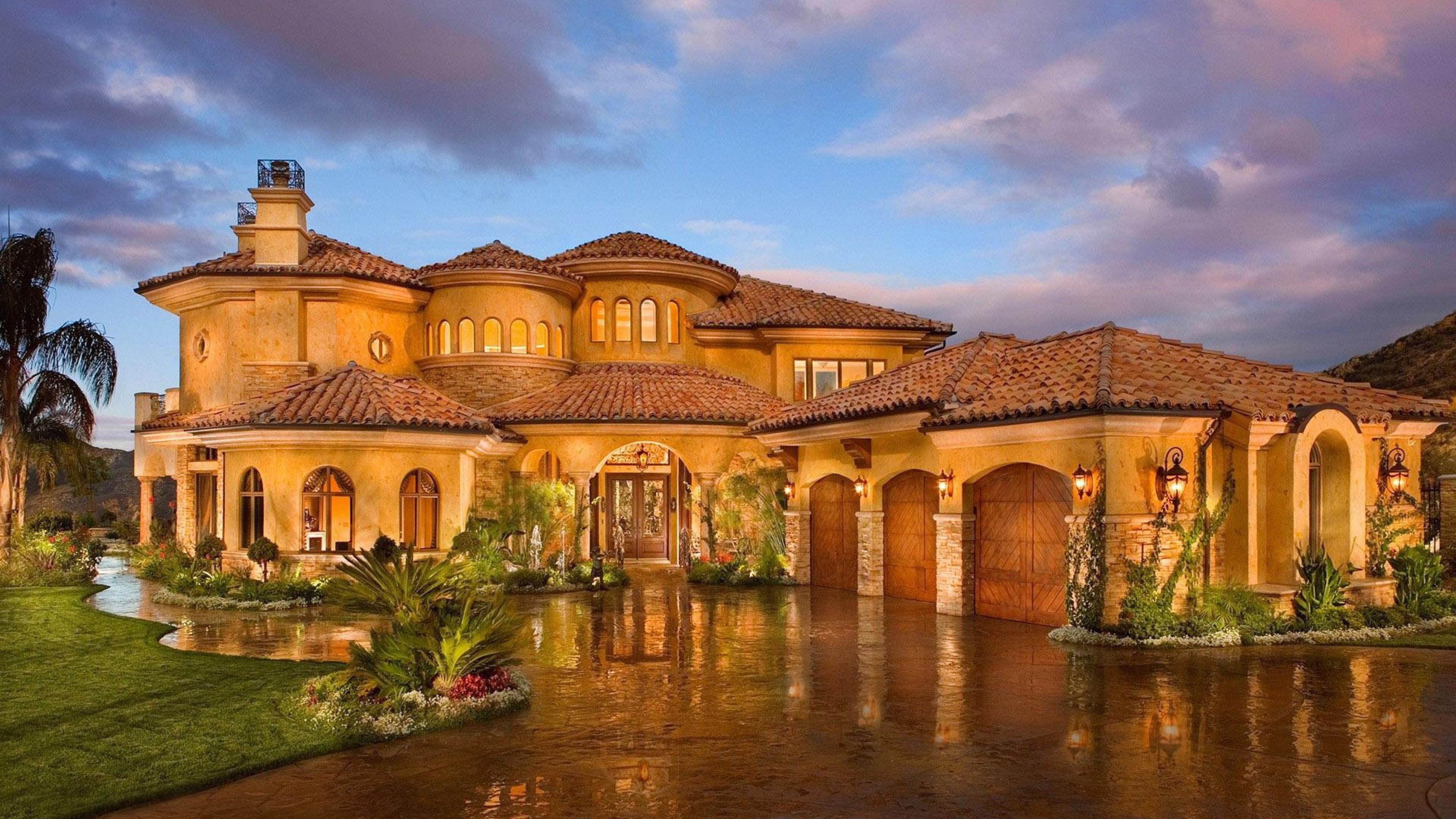 3840x2160 4K Wallpaper Luxury Mansion .