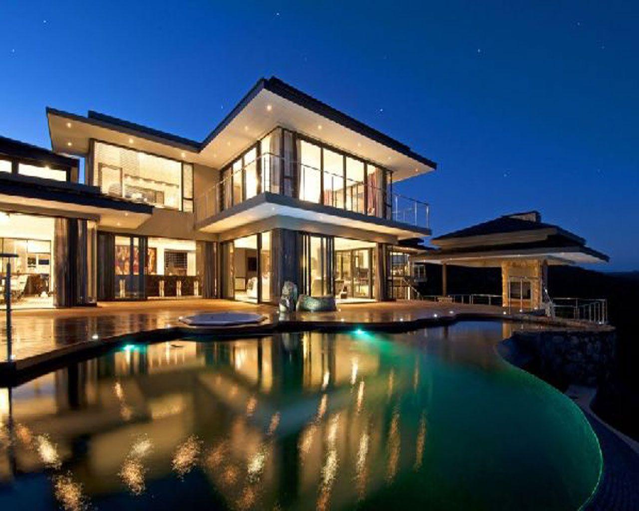 1280x1024 Modern Beautiful House Wallpaper