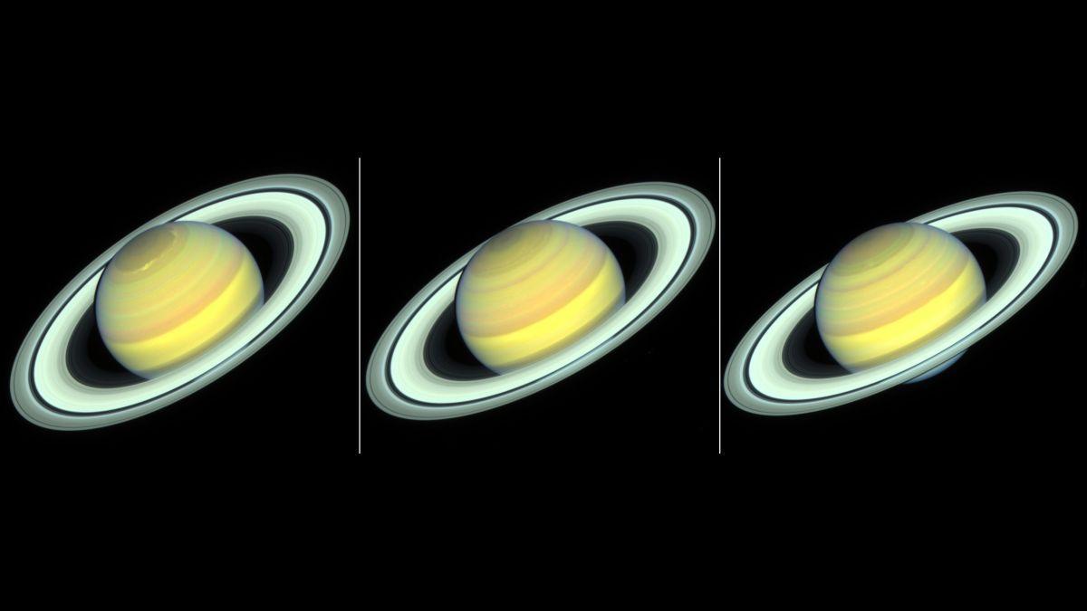 1200x675 Hubble spies colorful change of seasons on Saturn