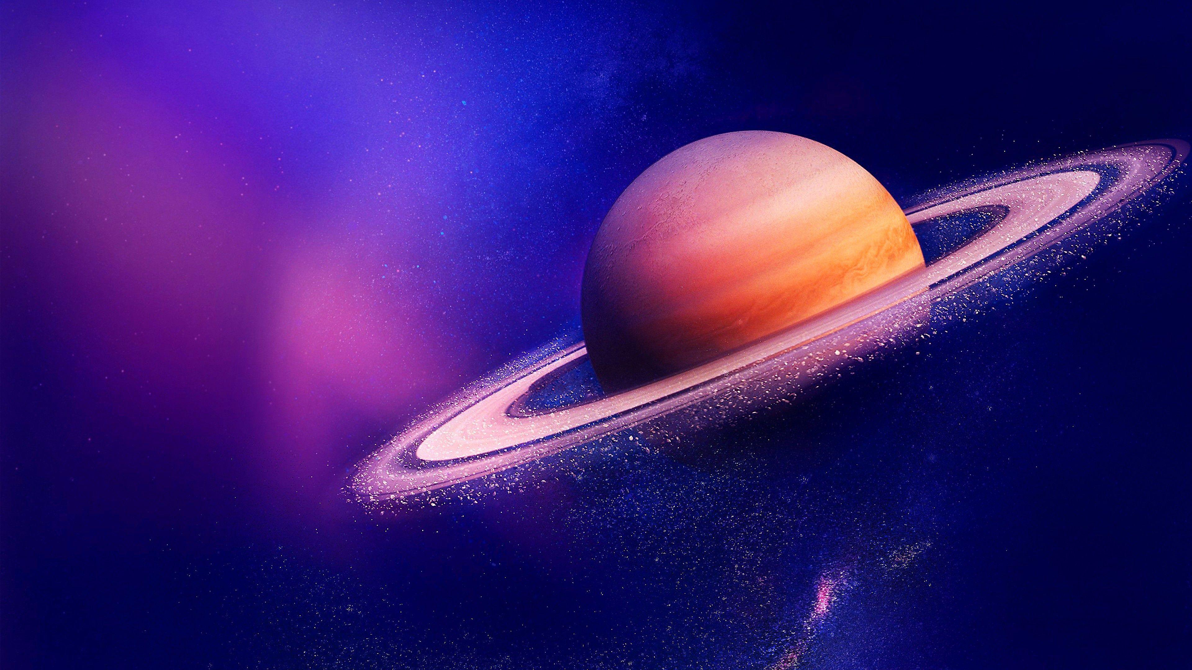 3840x2160 Hubble View of Saturn Hi Res .