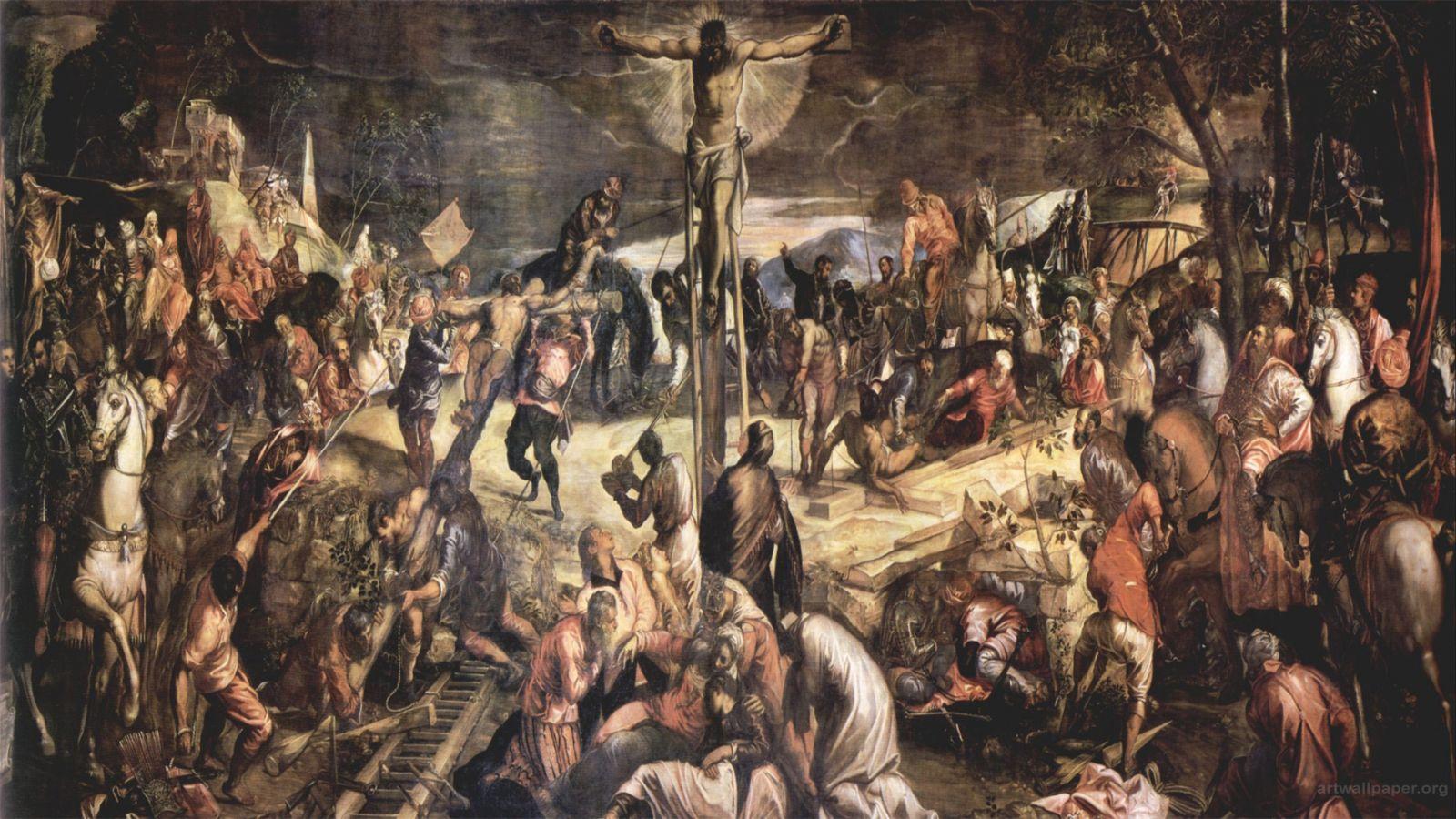1600x900 Free download Crucifixion Tintoretto Jacopo Wallpaper [1920x1080] for your Desktop, Mobile & Tablet. Explore Crucifixion Wallpaper. Jesus Crucifixion Wallpaper