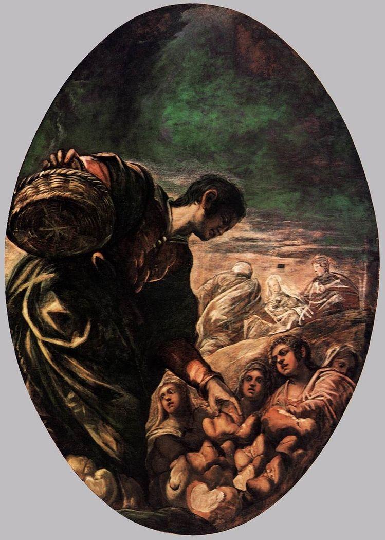 749x1050 Elisha Multiplies the Bread Jacopo Tintoretto on USEUM