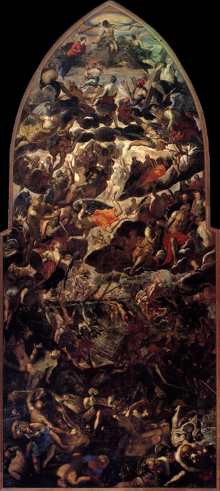 717x1600 TINTORETTO The Last Judgment 1560 62 Oil On Canvas, 1450 X 590 Cm Madonna Dell'Orto, Venice. Rennaissance Art, Venetian Art, Renaissance Art