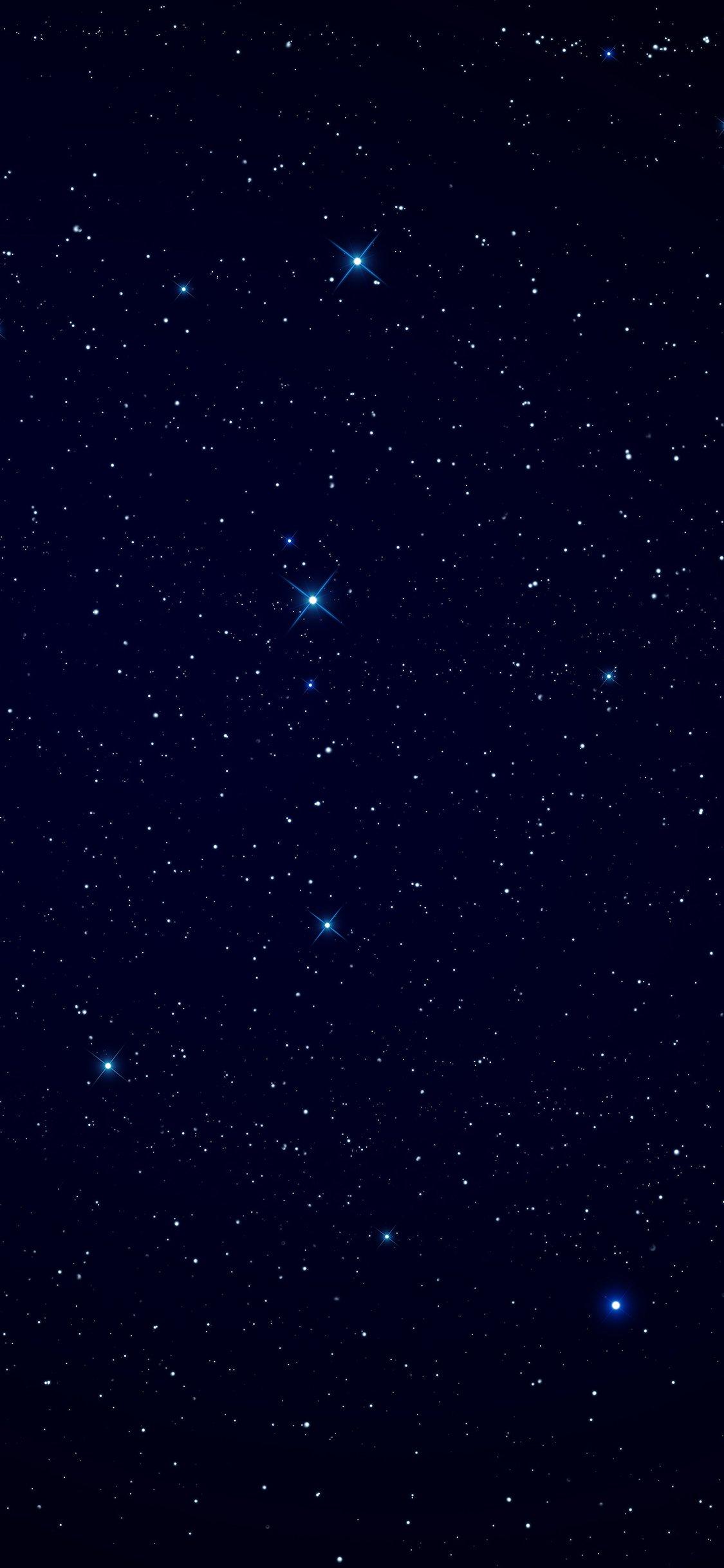 1125x2436 Aesthetic Black Galaxy Wallpaper