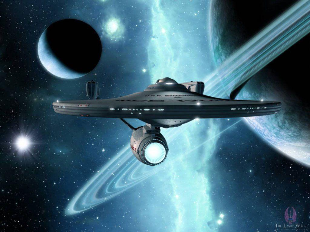 1024x768 Star Trek Starships Wallpaper