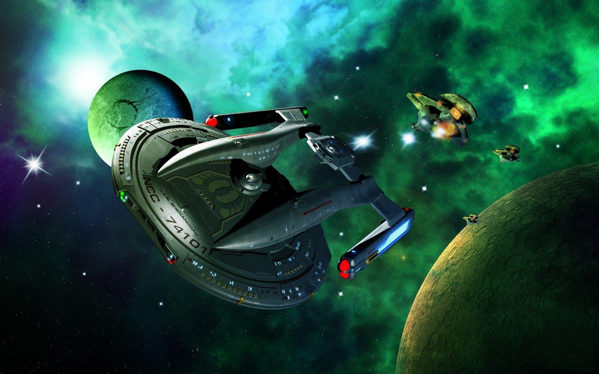 1920x1200 Star Trek Starship Wallpaper