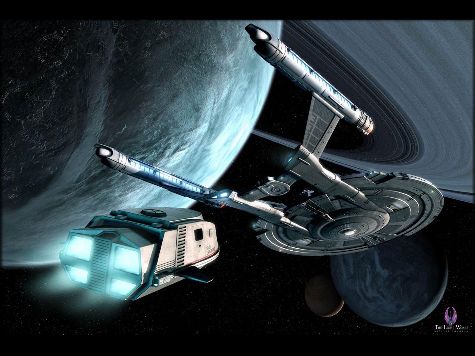 1600x1200 Star Trek Starships Wallpaper