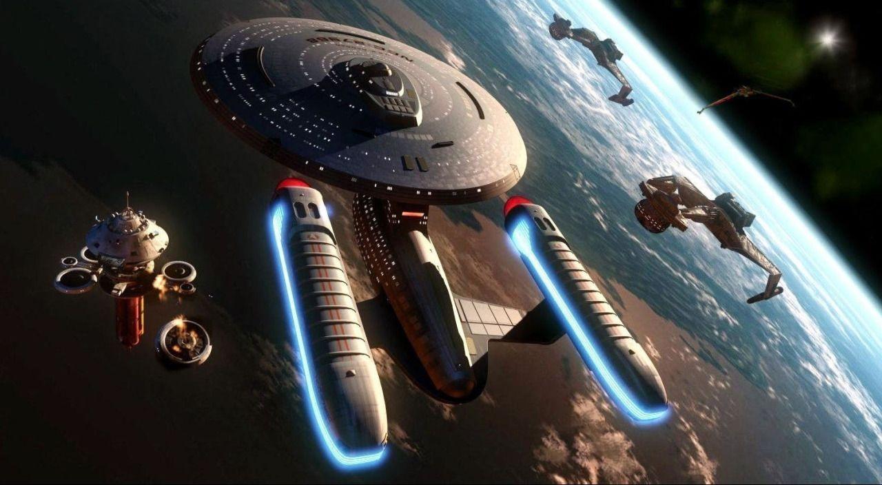 1280x704 Ambassador Class Vs Klingons Wallpaper. Star Trek Wallpaper, Star Trek Starships, Star Trek Universe