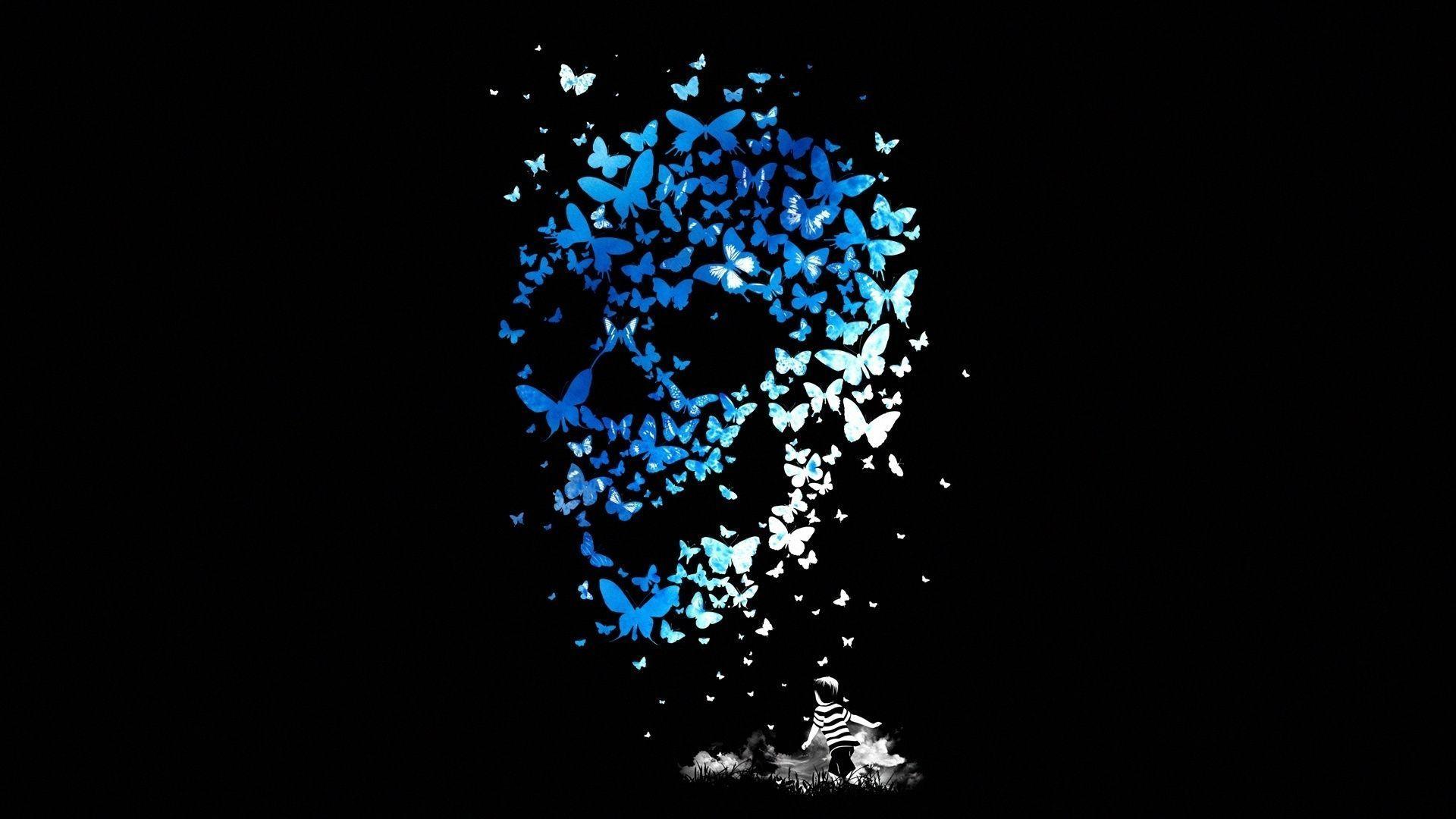 1920x1080 Free download Butterfly skull Widescreen Wallpaper 6153 [1920x1080] for your Desktop, Mobile & Tablet. Explore Blue Line Skull Wallpaper. Cool Skull Wallpaper, Free Skull Wallpaper, Skull Crossbones Wallpaper