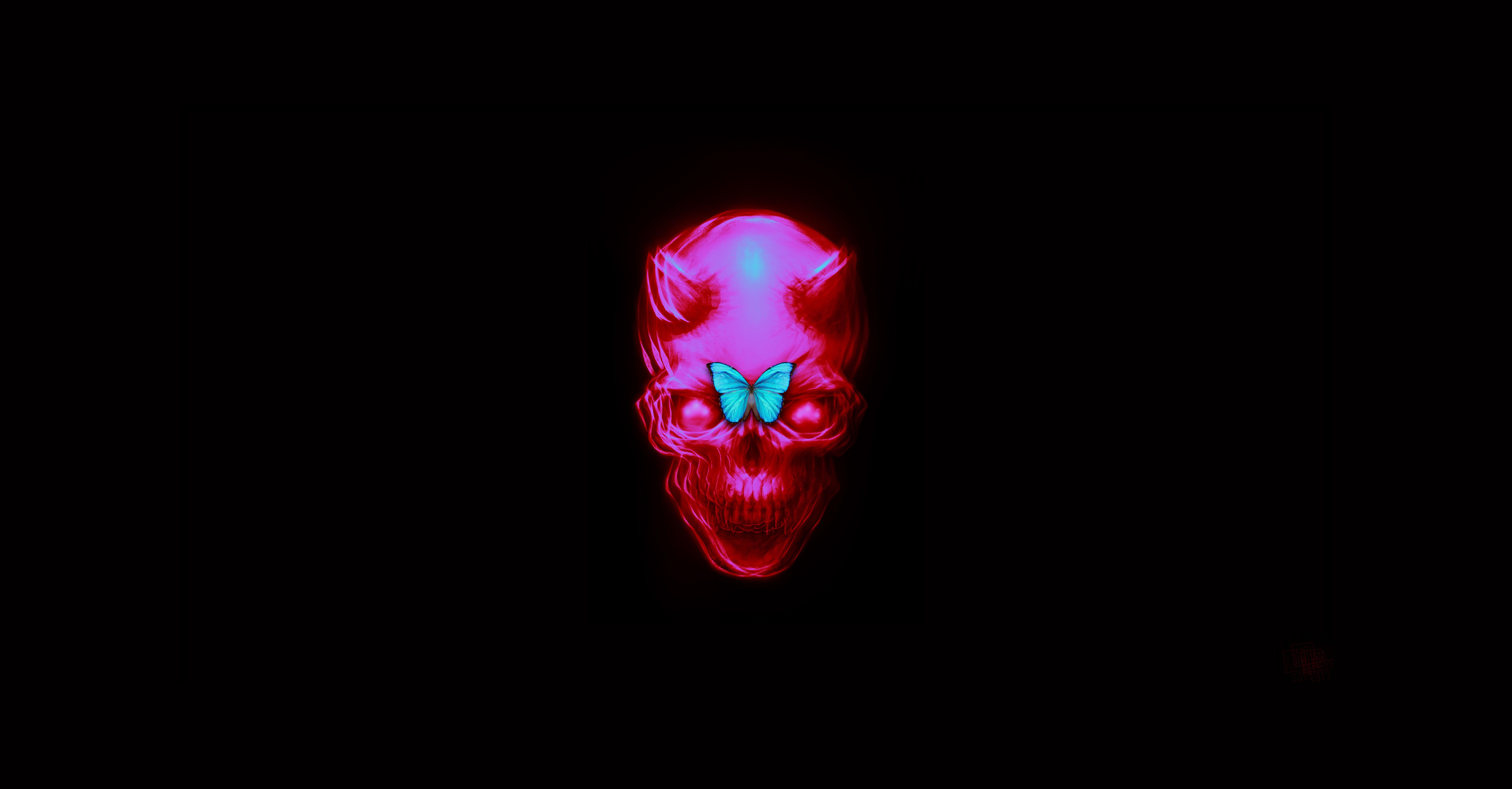 9174x4788 Skull Butterfly 10k 8k HD 4k Wallpaper, Image, Background, Photo and Picture