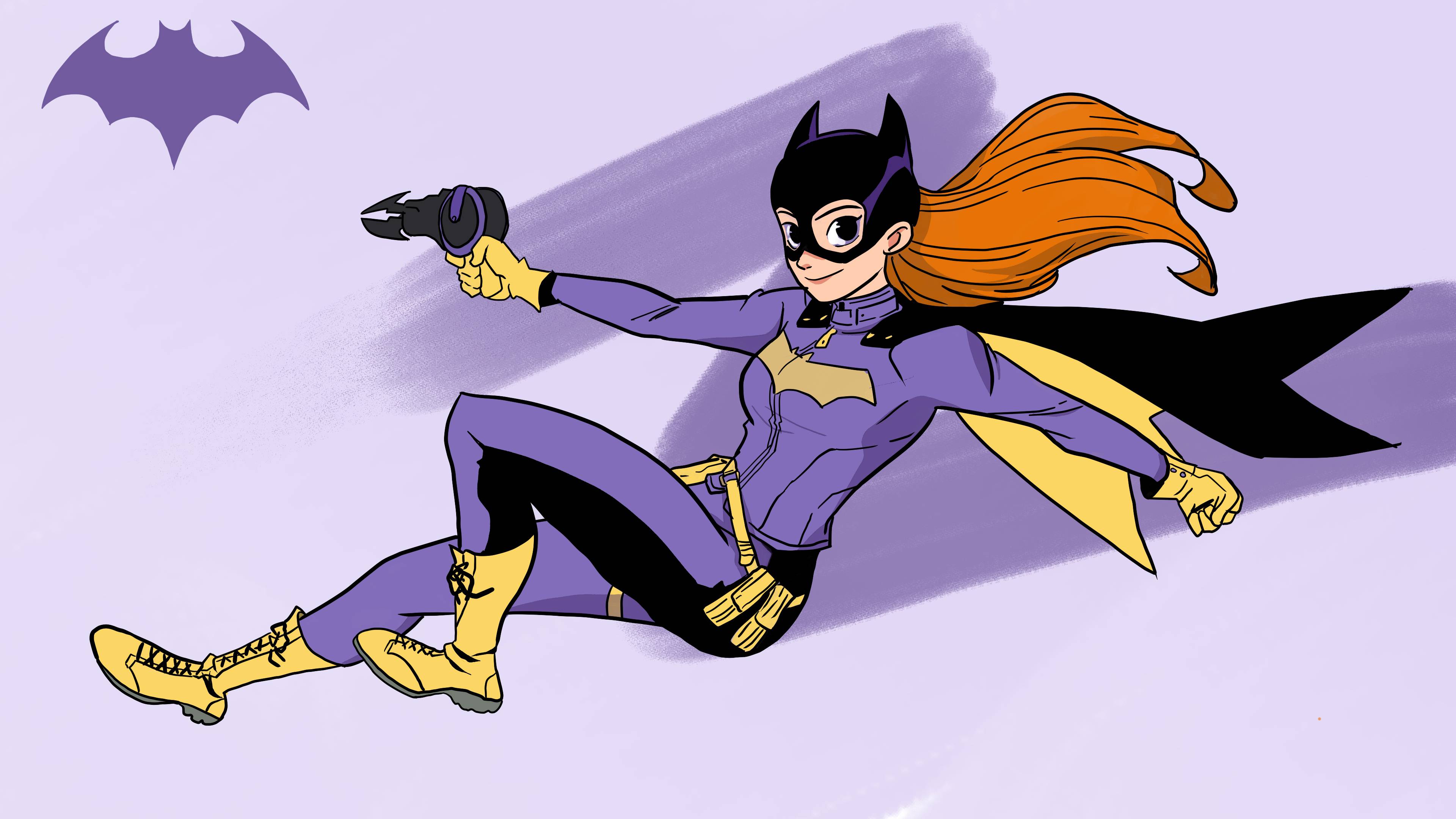 3840x2160 Batgirl Cartoon Art Wallpaper, HD Superheroes 4K Wallpaper, Image, Photo and Background