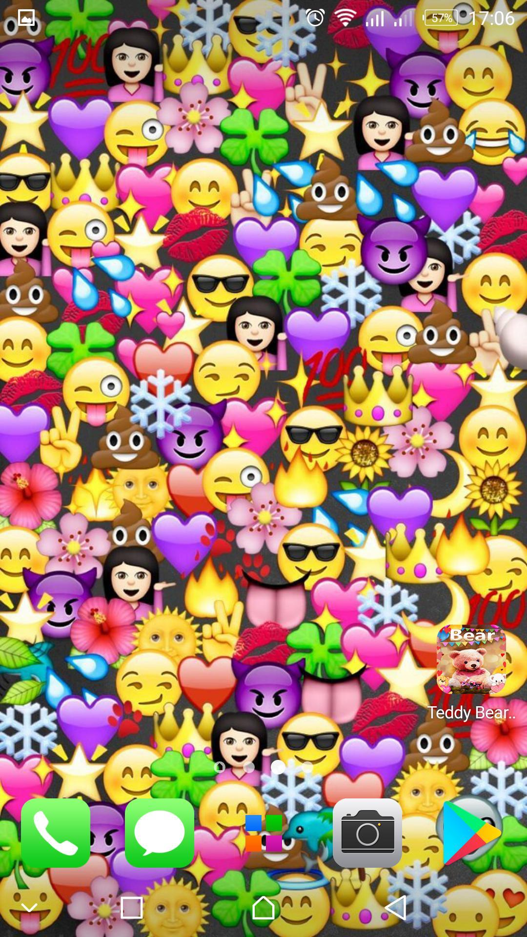 1080x1920 Emoji Wallpaper cute background for Android