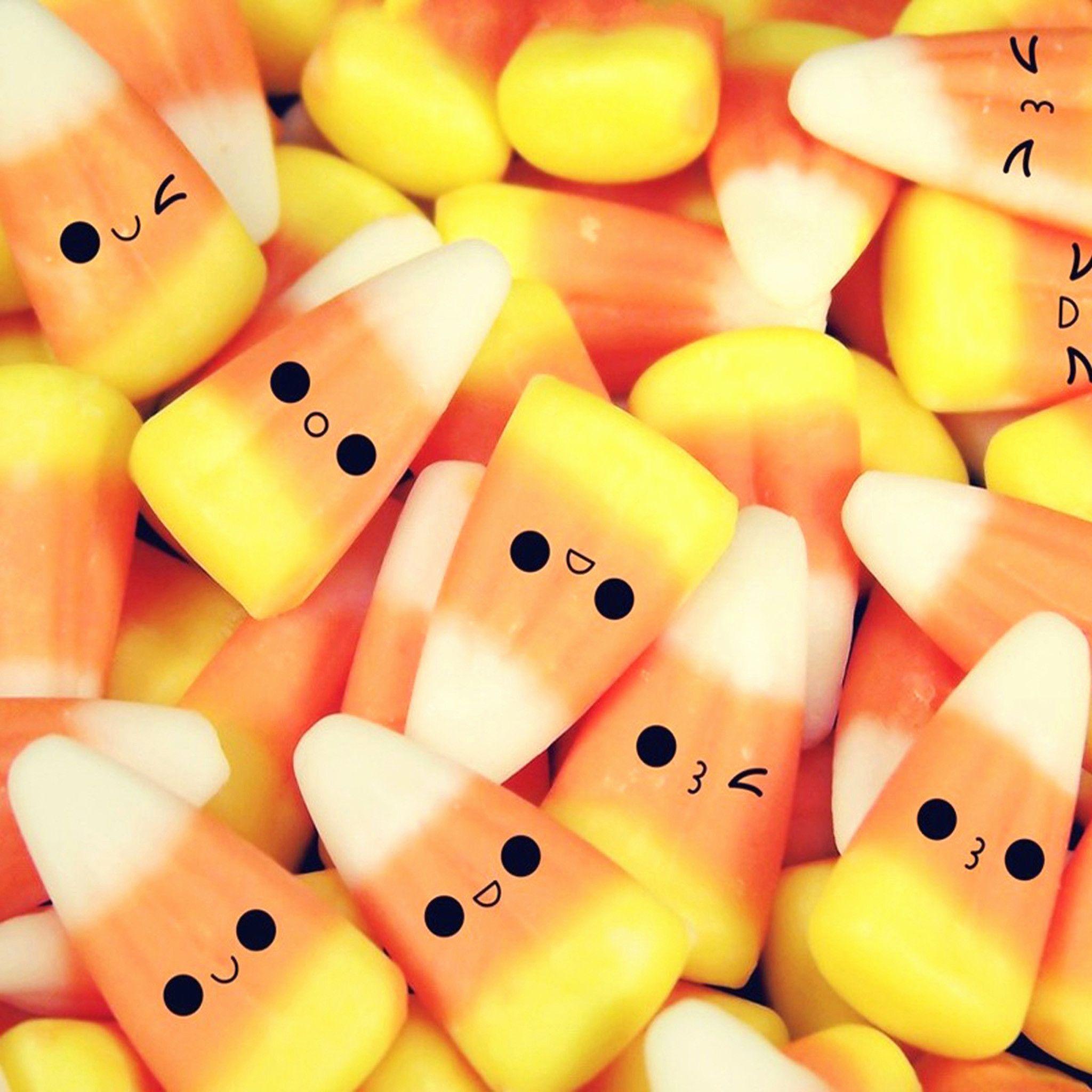 2048x2048 Cute Emoji Wallpaper