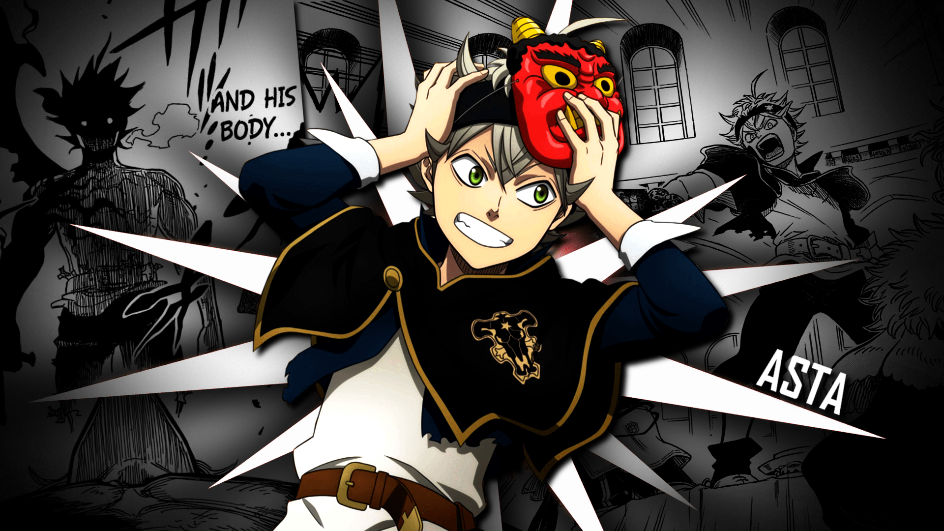 1920x1080 Black Clover Chapter 267 Spoilers, Theories: Asta will Tame his Devil and save Yami and William