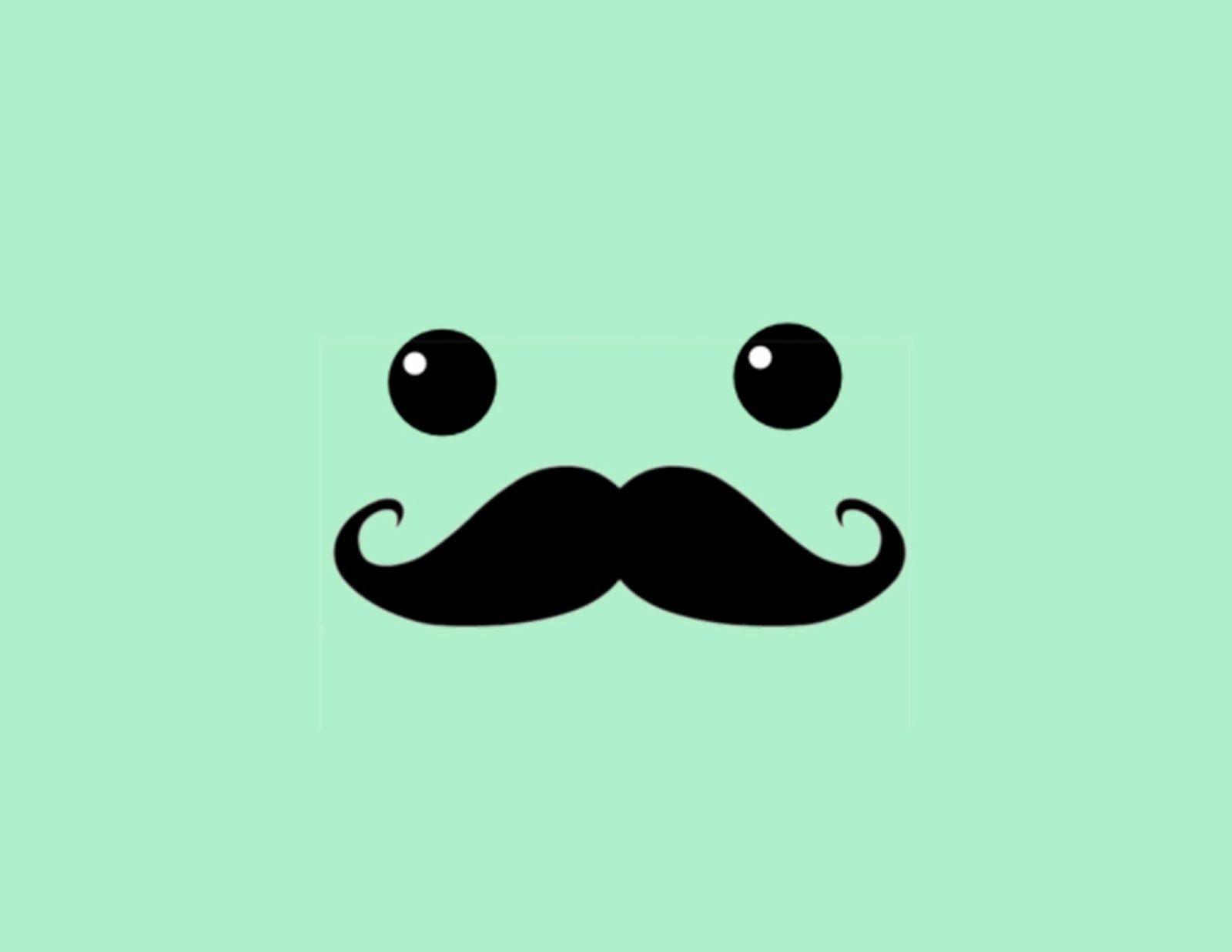 1600x1237 Cute Food Mustache Wallpaper