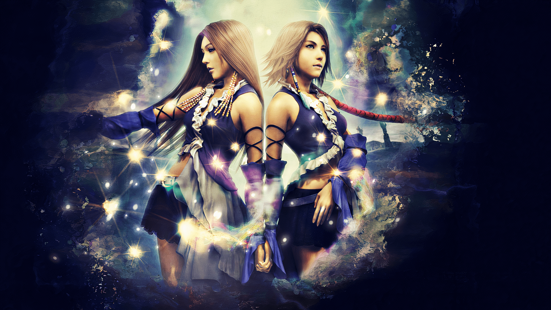 1920x1080 Final Fantasy X 2: Yuna & Lenne
