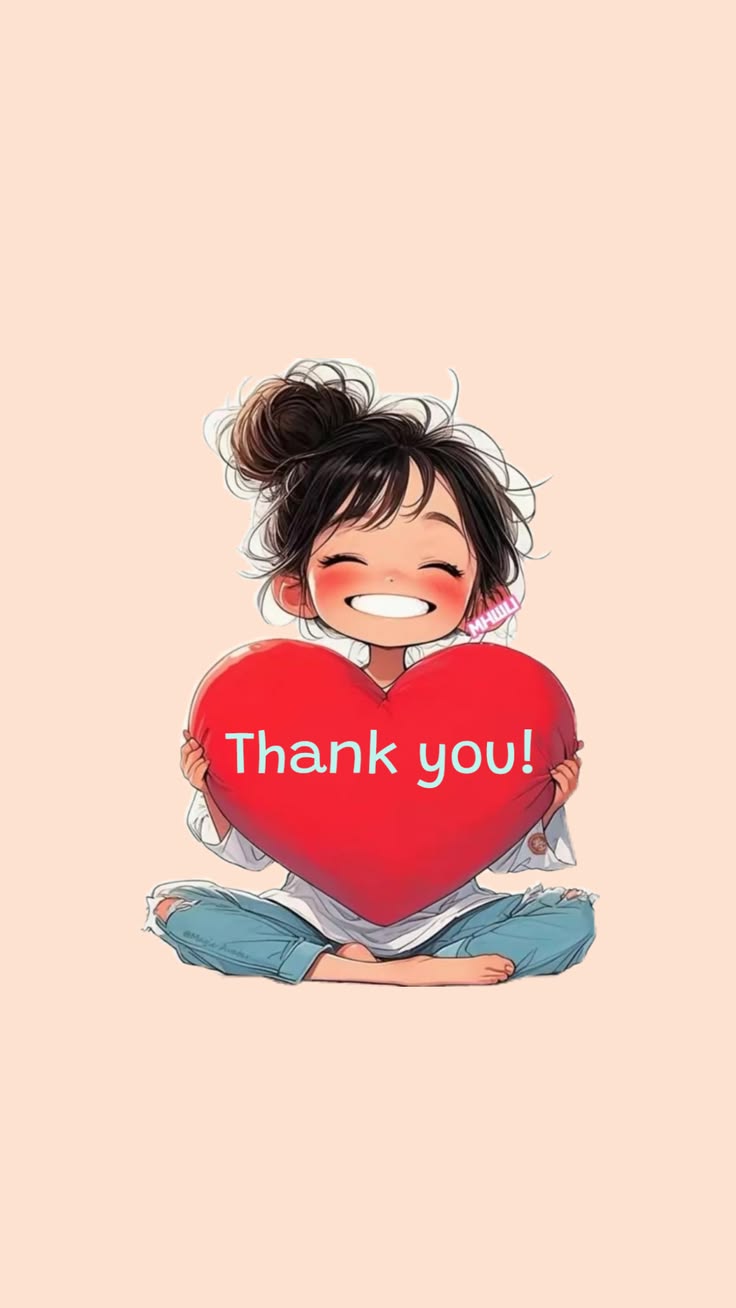 736x1308 Anime thank you image. Thank you image cute, Love quotes, Birthday card ideas