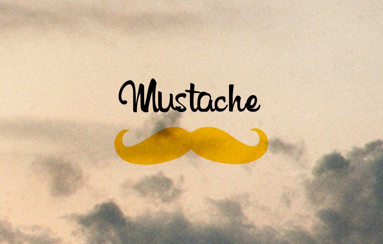 1332x850 Wallpaper minimalism, art, mustache, movember image for desktop, section минимализм