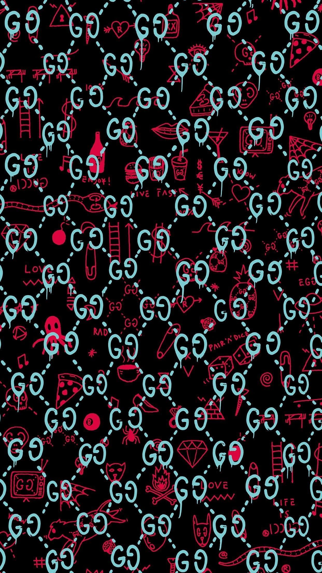 1242x2208 Gucci Wallpaper