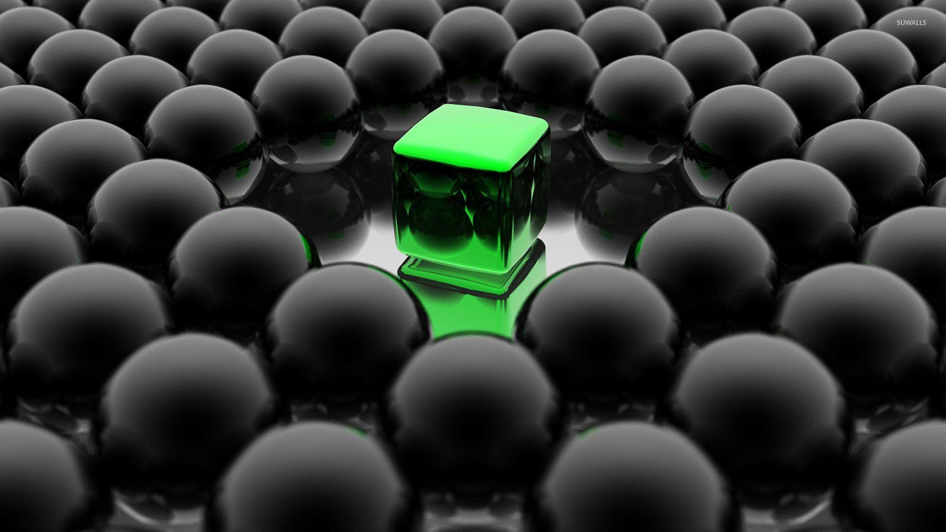 Green Cubes Wallpapers Top Free Green Cubes Backgrounds WallpaperAccess