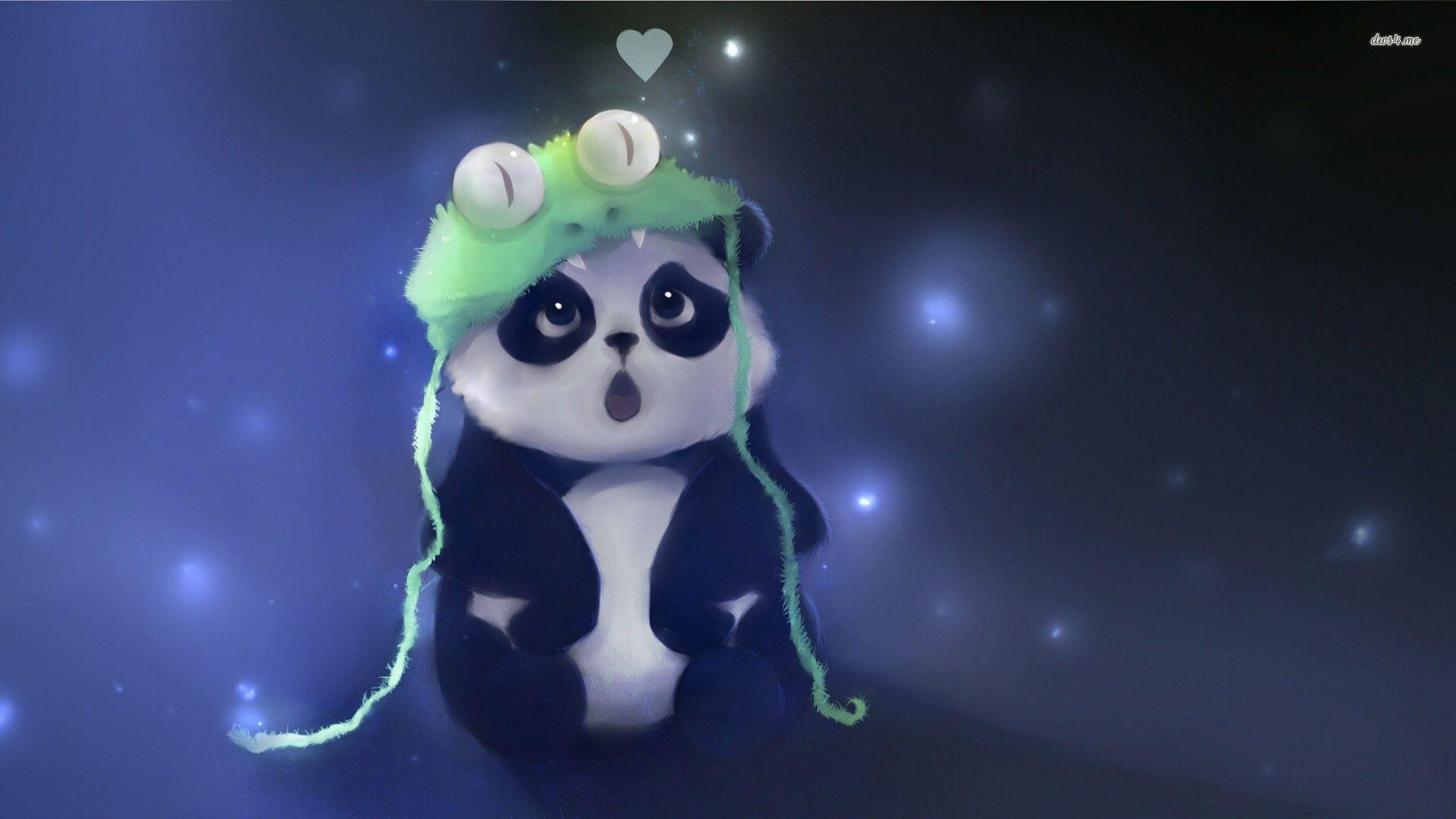1920x1080 Anime Panda Wallpaper