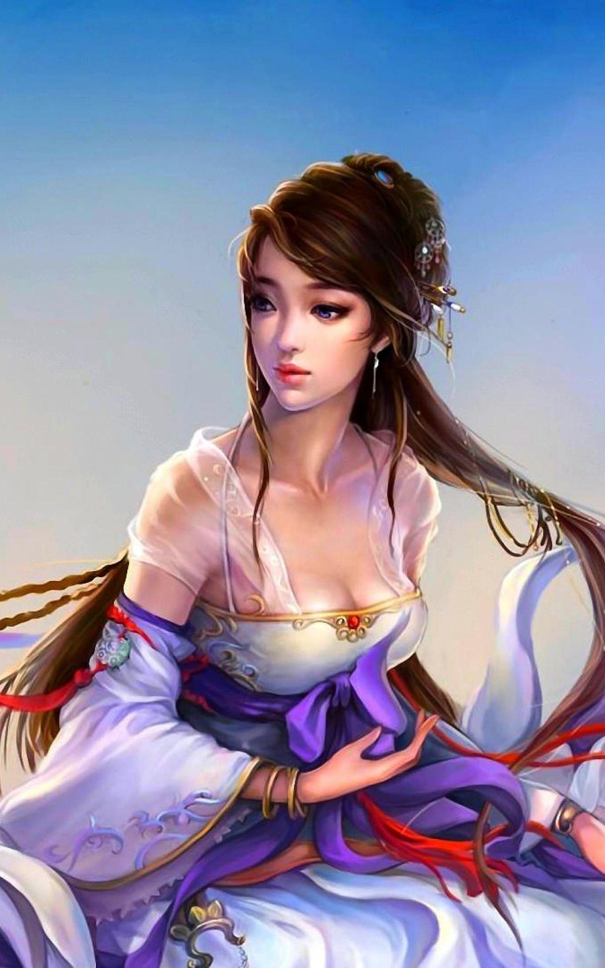 1200x1920 Anime 3D Girls Wallpaper
