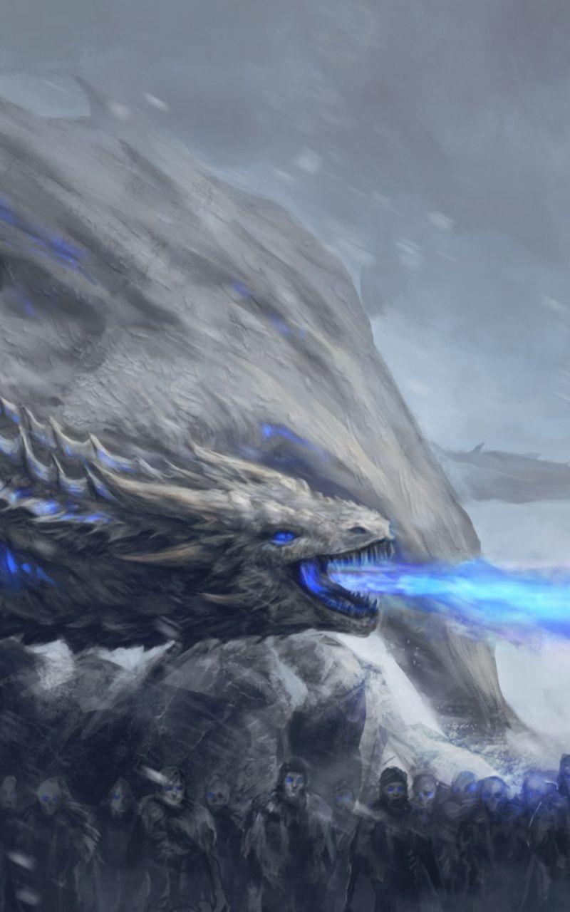 800x1280 White Walkers Dragon Game Of Thrones Nexus Samsung Galaxy Tab Note Android Tablets HD 4k Wallpaper, Image, Background, Photo and Picture