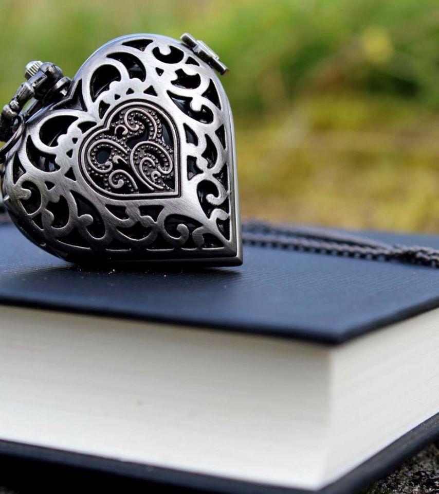 854x960 Book Pendant Heart Chain Wallpaper Wallpaper. All is Wall