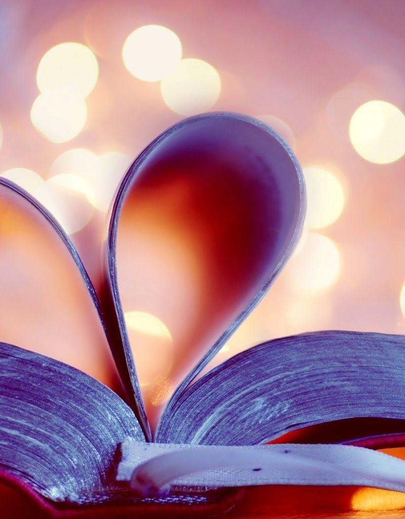 800x1024 Android Best Wallpaper: Book Love Heart Bokeh Android Best Wallpaper