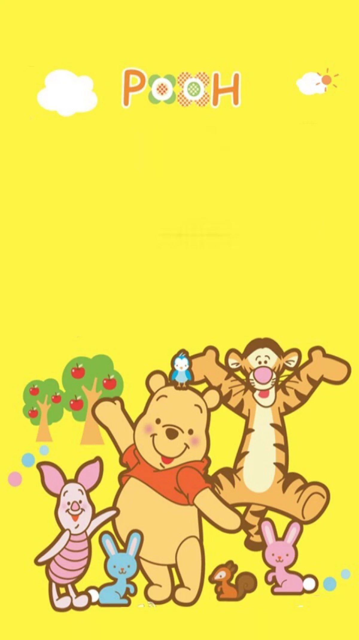 1200x2135 Winnie the Pooh and Friends Wallpaper
