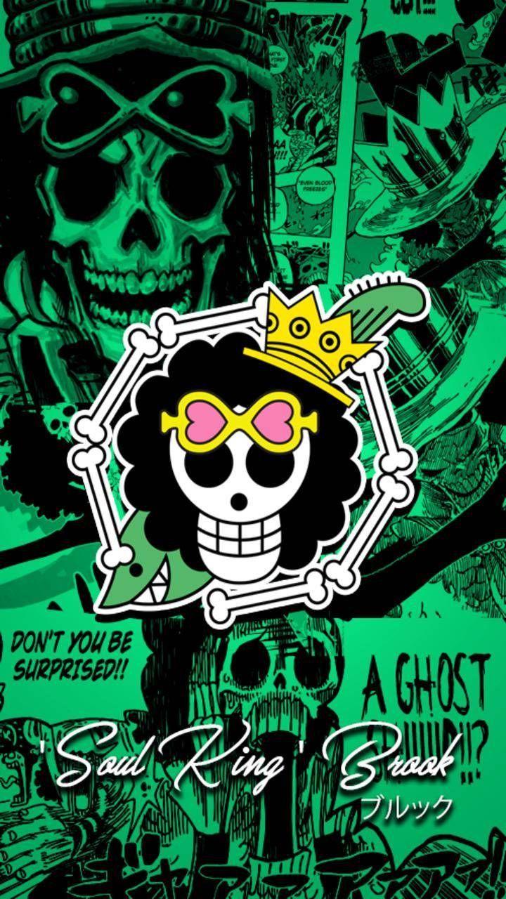 720x1280 Brook “yohohohohoho”. One piece wallpaper iphone, Brooks one piece, One piece logo