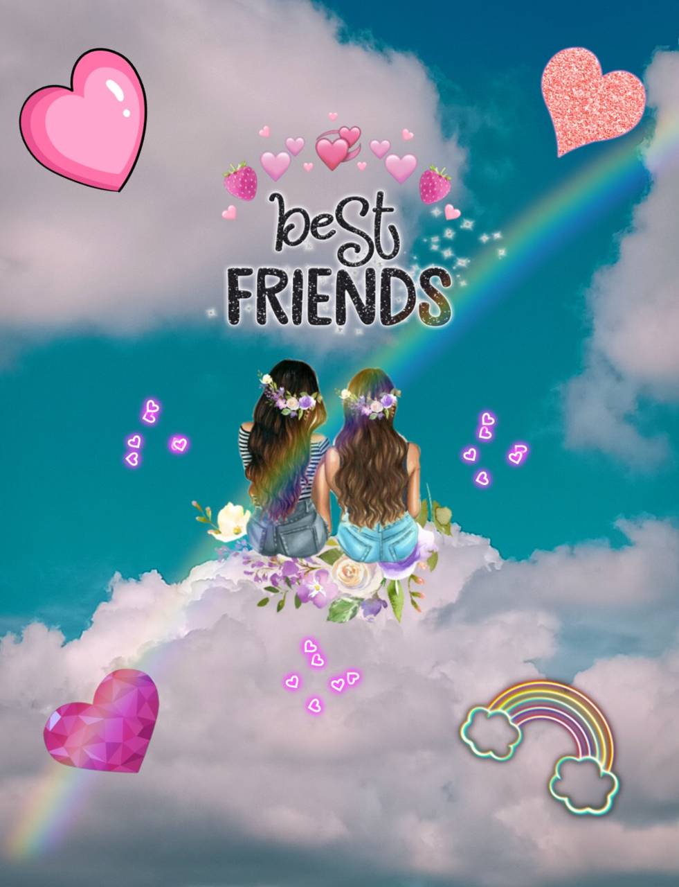981x1280 Best Friends Wallpaper Free HD Wallpaper