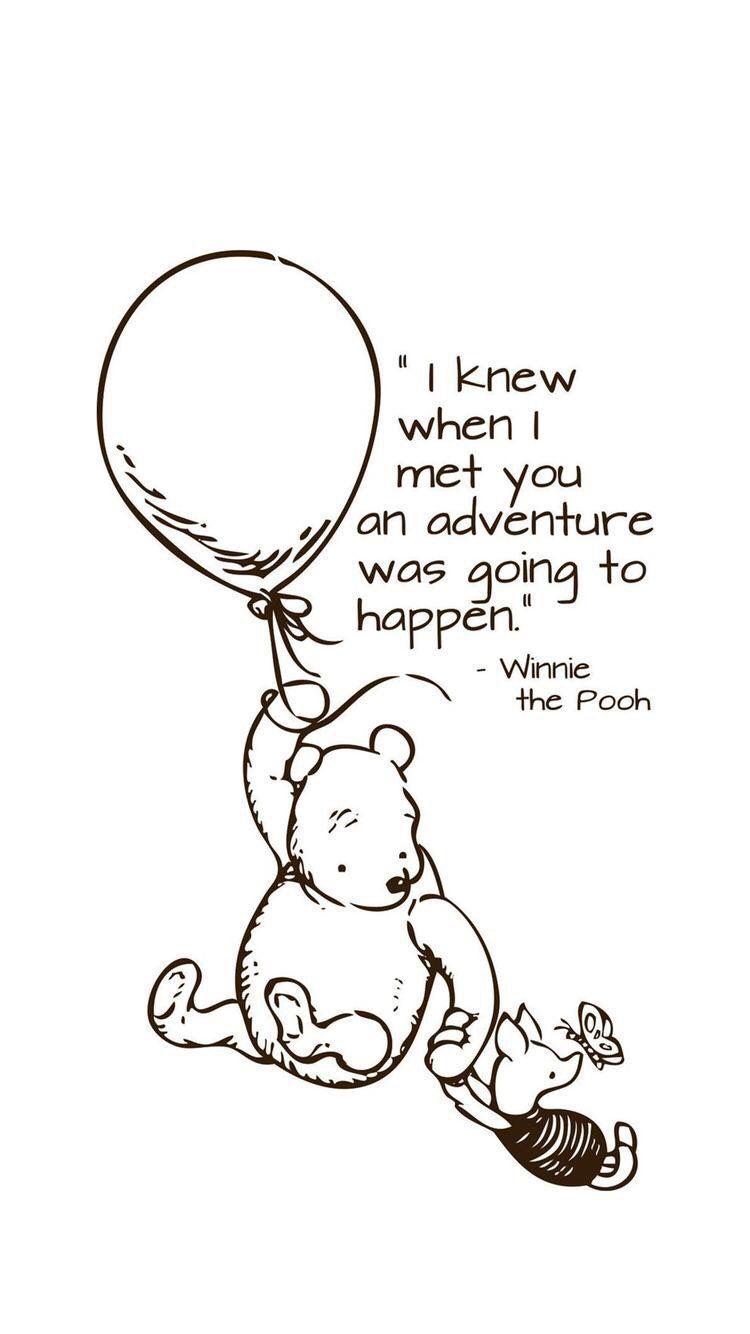 750x1334 Winnie The Pooh Aesthetic Wallpaper