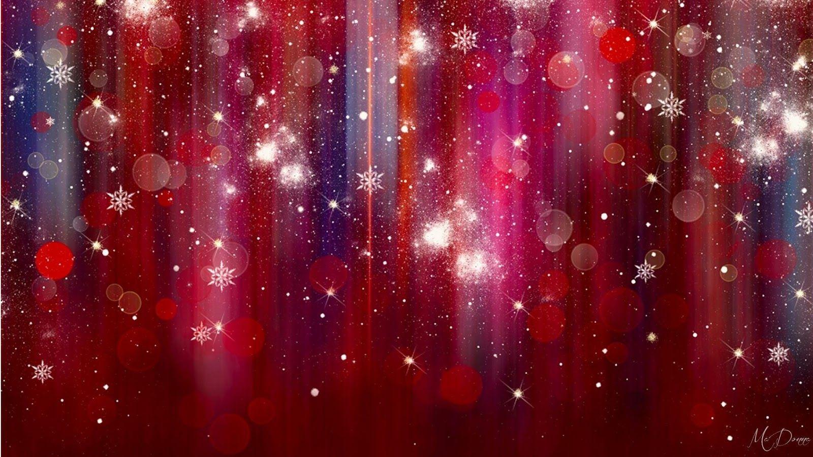 1600x900 Red Glitter Wallpaper