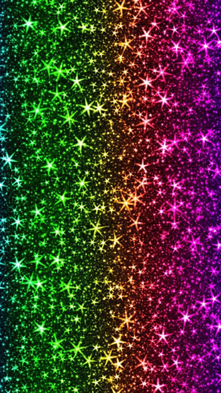 750x1333 Multi Color Glitter ✨ JCM. Sparkle wallpaper, iPhone wallpaper glitter, Rainbow wallpaper