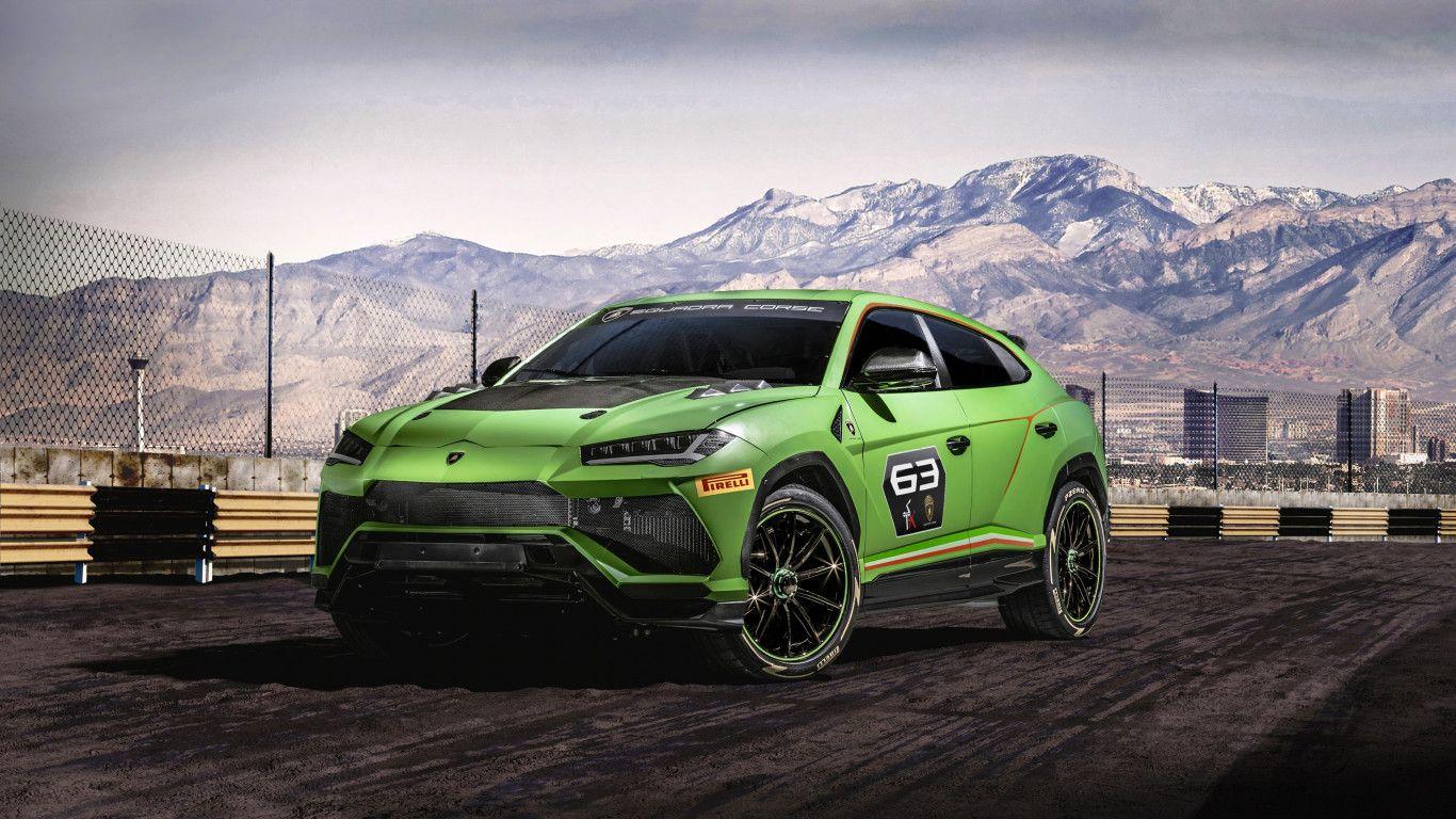 1366x768 Download wallpaper: Lamborghini Urus ST X 1366x768