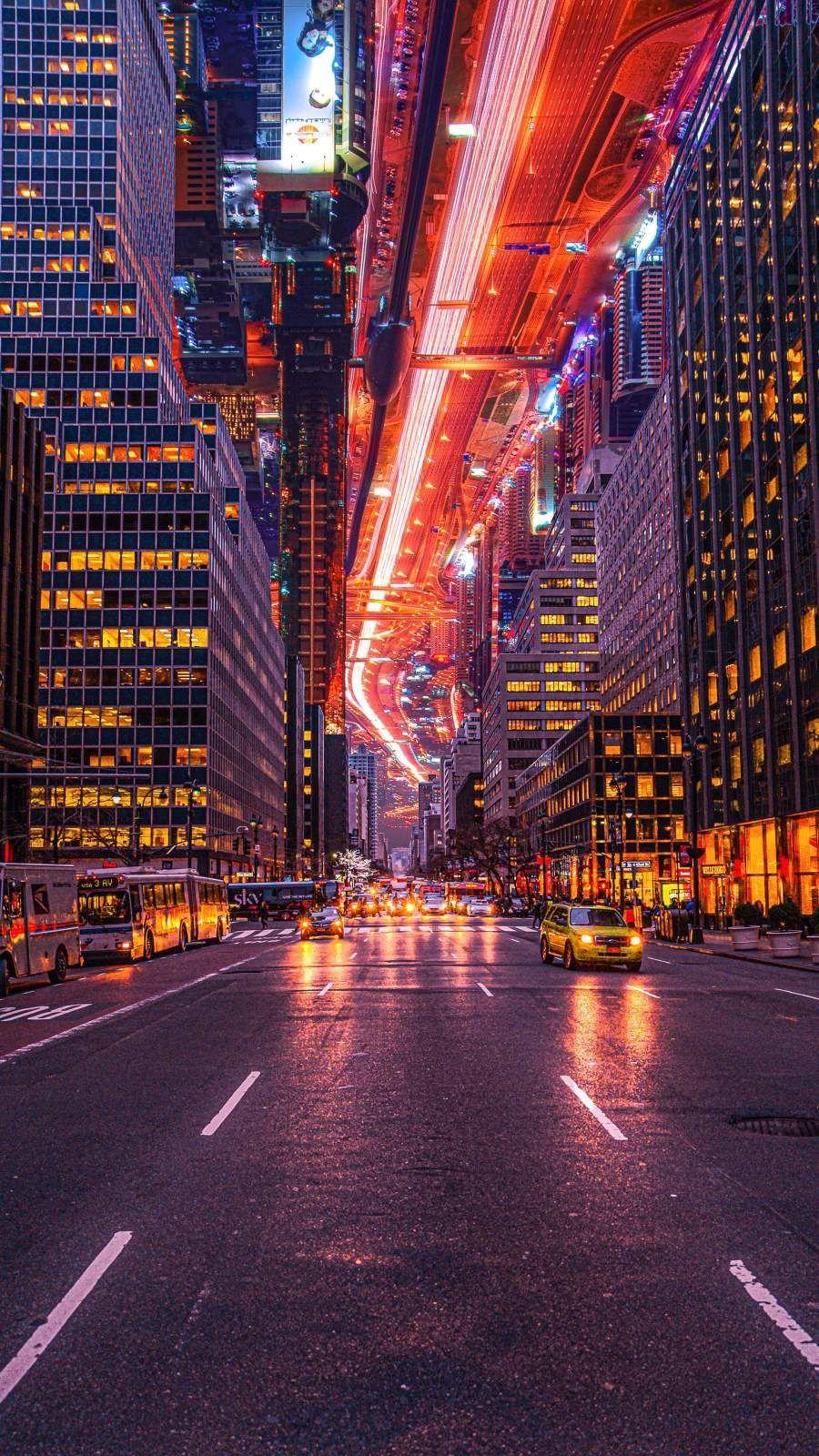 900x1600 Inception City iPhone Wallpaper. City iphone wallpaper, iPhone wallpaper bts, Apple wallpaper iphone
