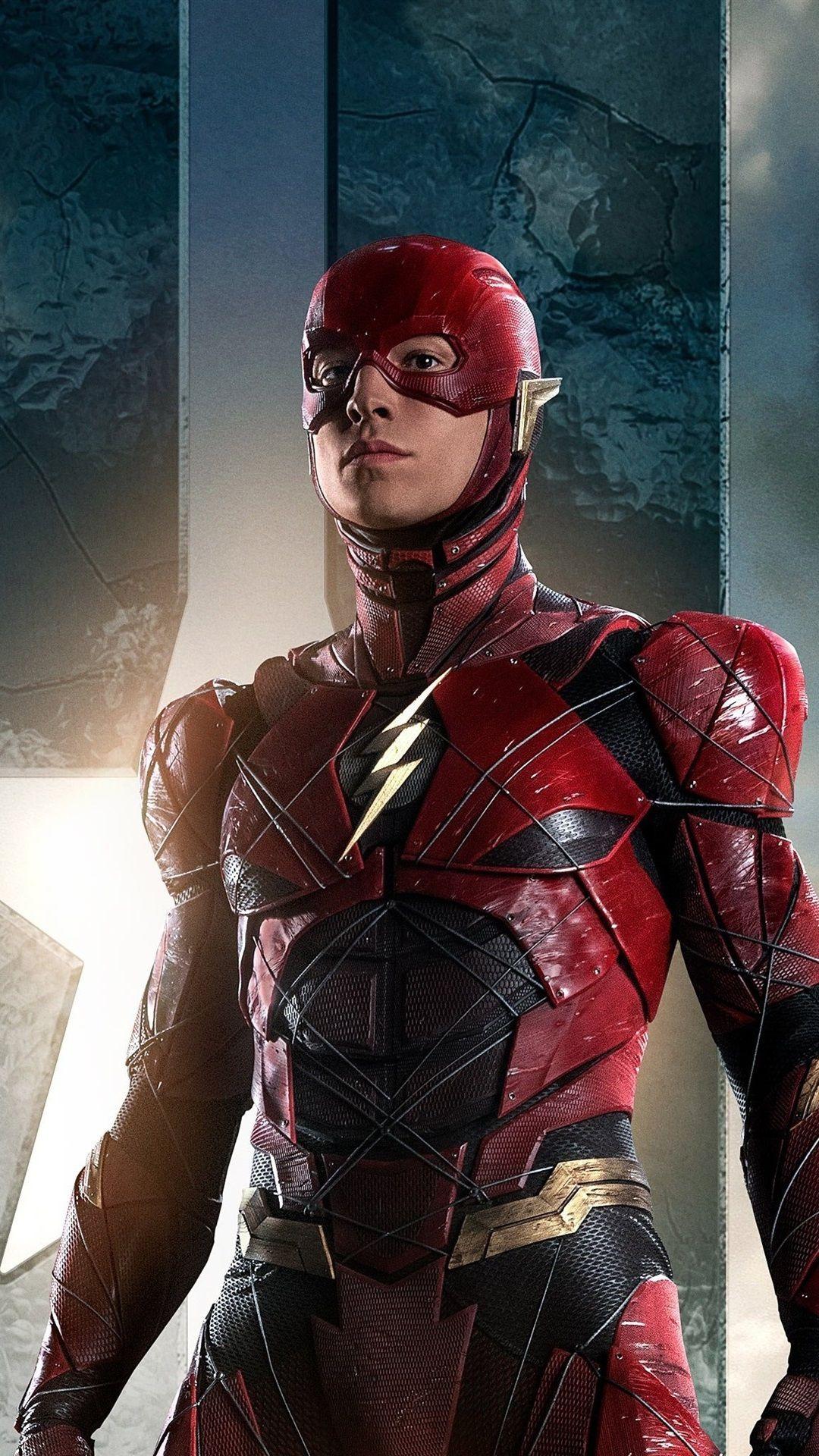 1080x1920 The Flash Justice League Wallpaper
