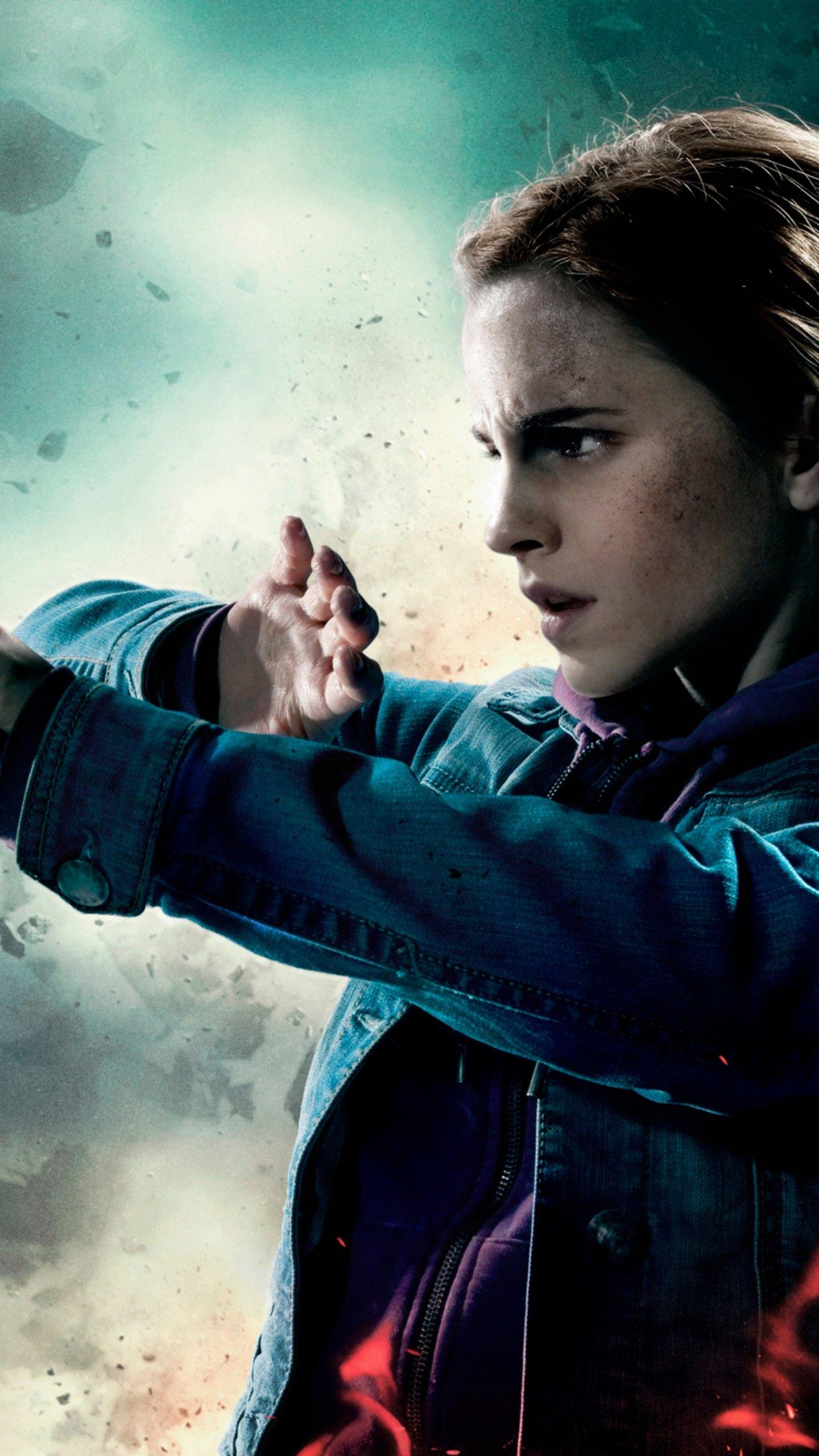 1440x2560 iPhone Harry Potter Hermione Wallpaper
