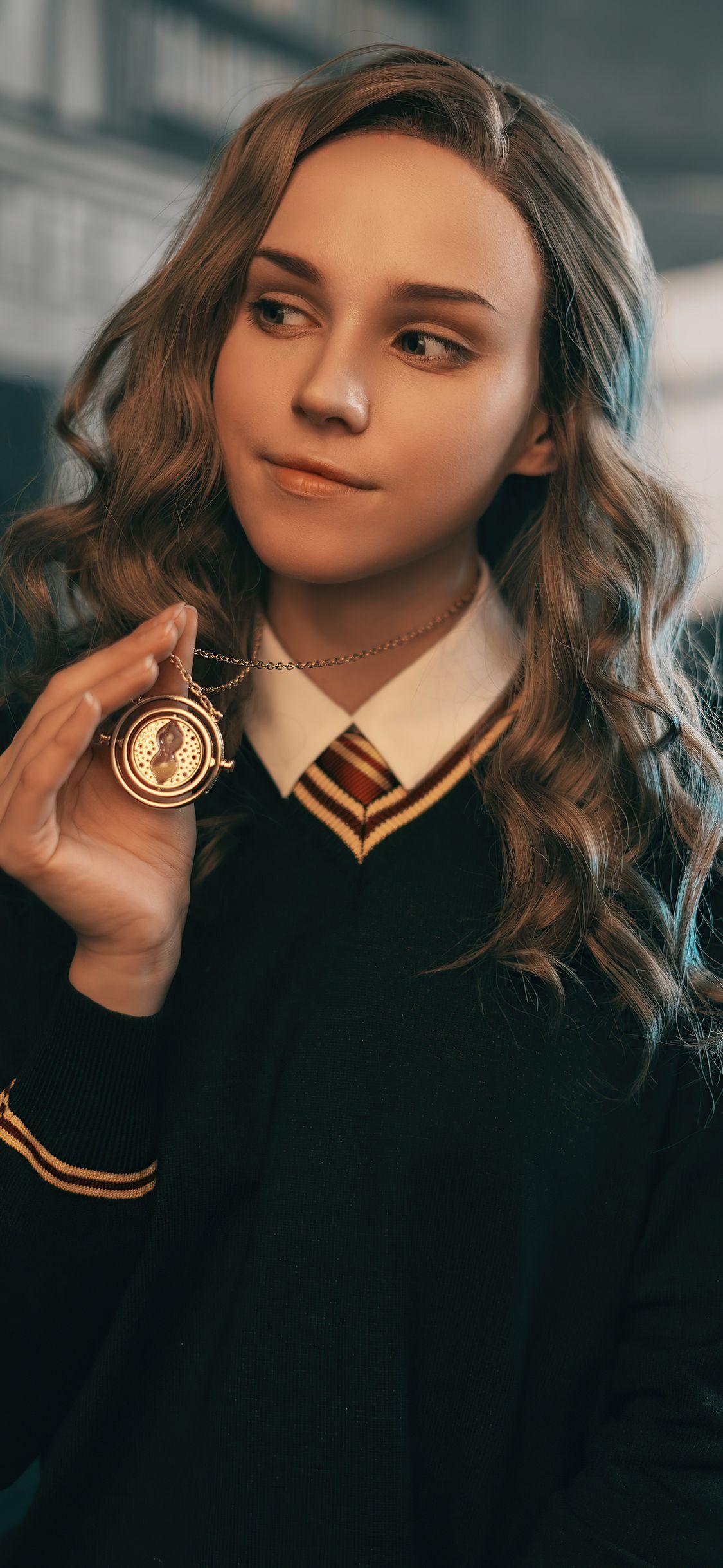 1125x2436 Hermione Granger Harry Potter Cosplay 4k iPhone XS, iPhone iPhone X HD 4k Wallpaper, Image, Background, Photo and Picture