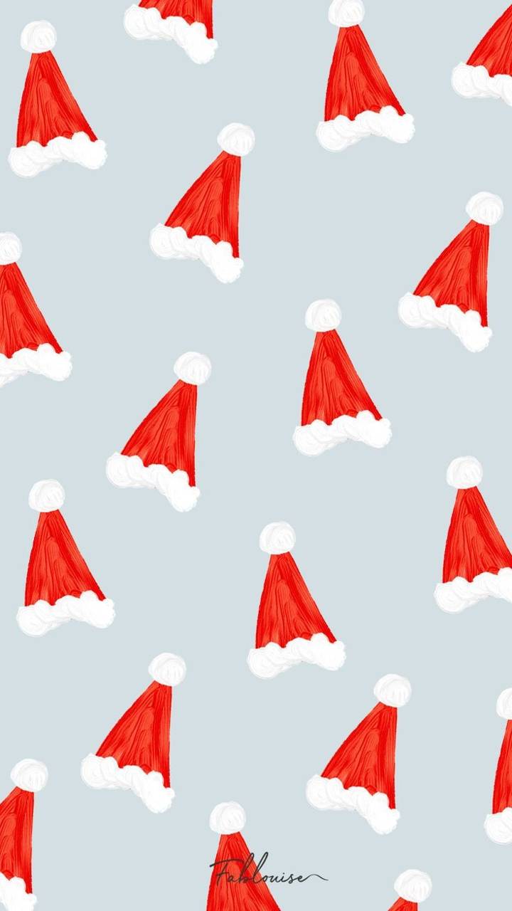 720x1280 Santa hats wallpaper