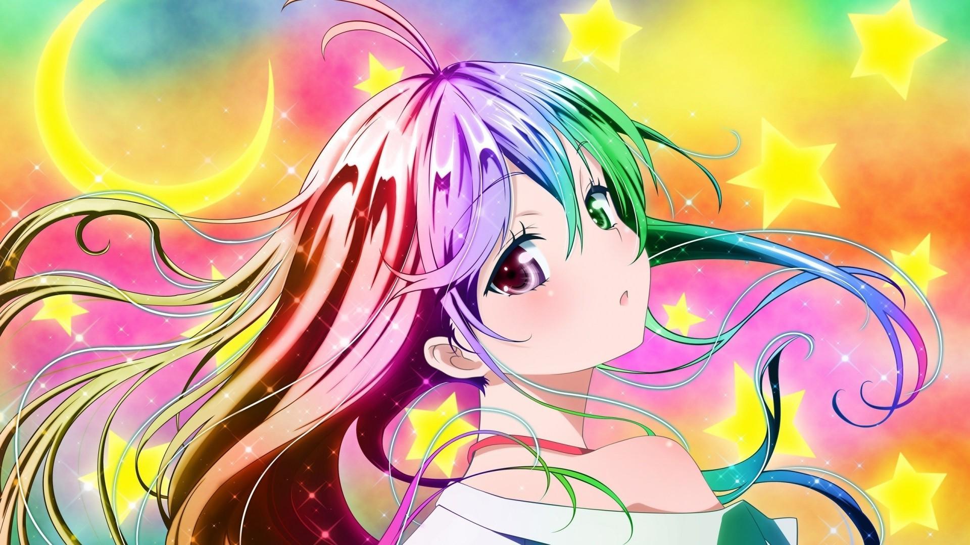 1920x1080 Colorful Anime Girl HD Wallpaperx1080