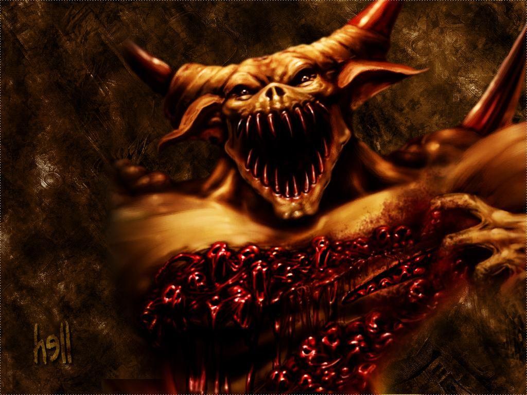 1024x768 free wallpaper hd: demon wallpaper