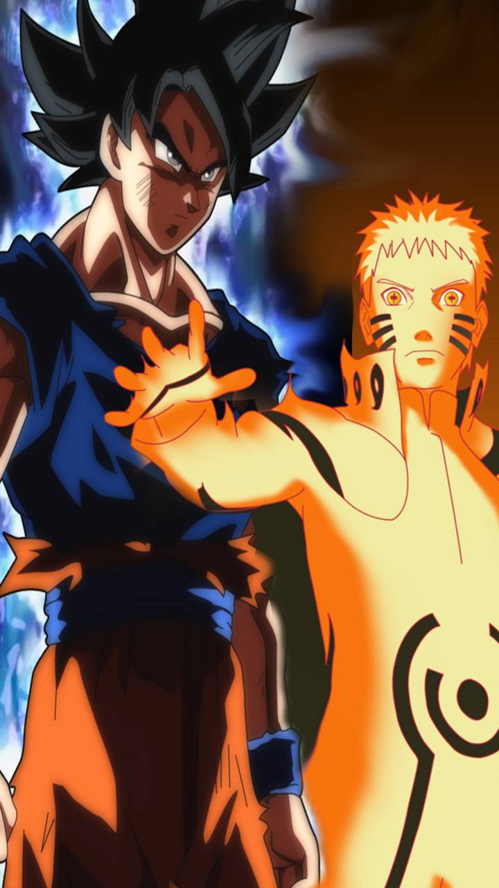 720x1280 Goku X Naruto Wallpaper