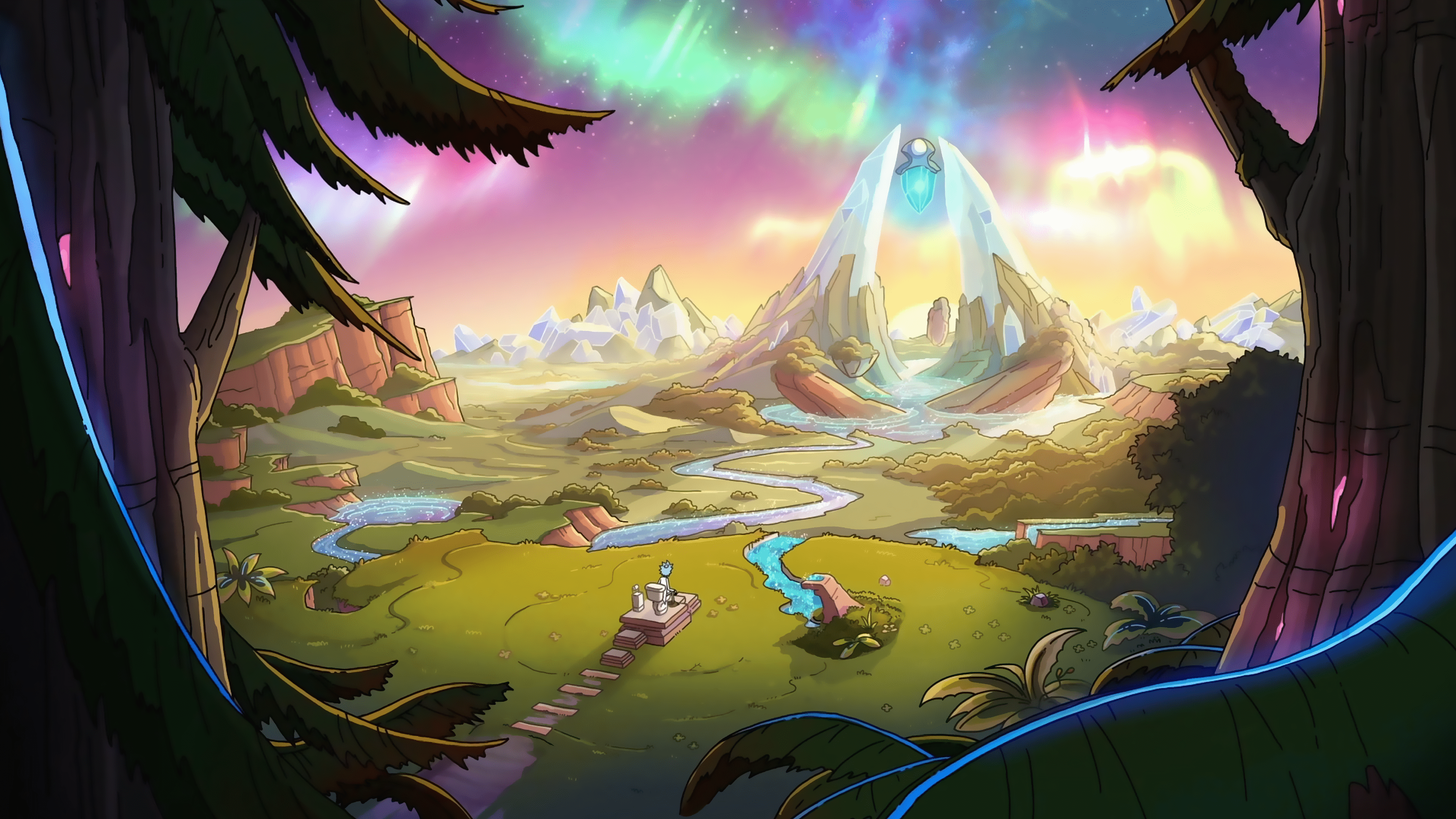 3840x2160 Rick And Morty The Old Man