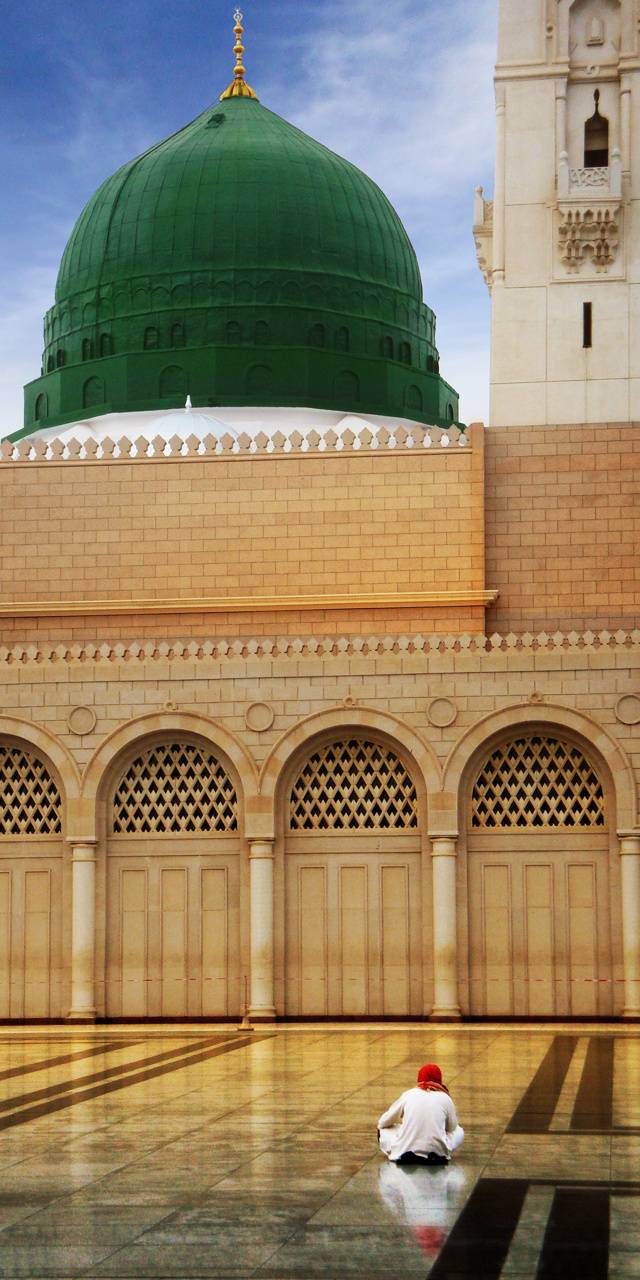 640x1280 Masjid Nabawi HD Android Wallpaper