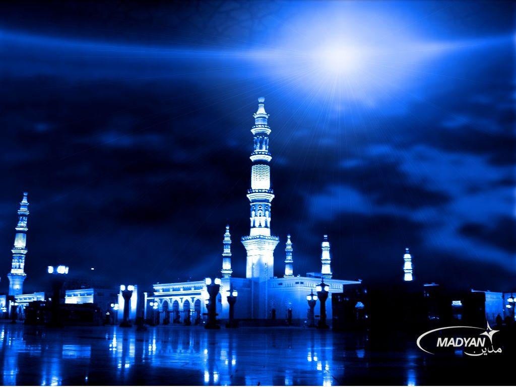 1024x768 Al Masjid Al Nabawi HD Wallpaper