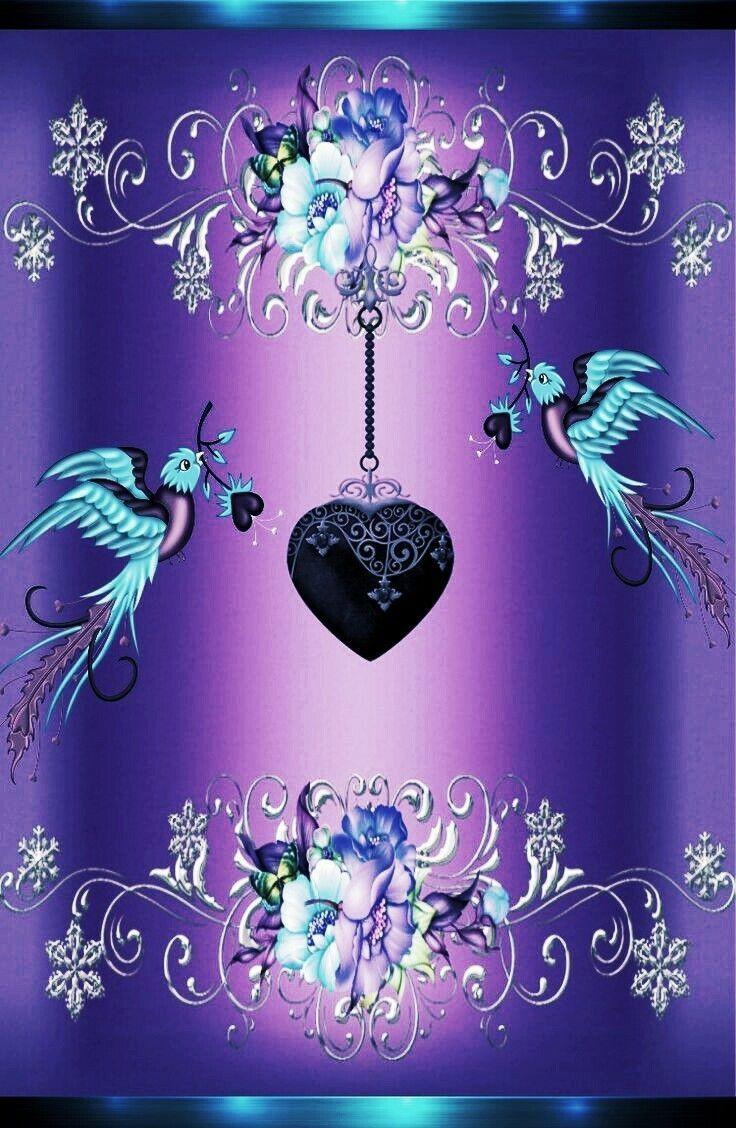 736x1128 Culte oiseaux. Heart iphone wallpaper, Phone wallpaper patterns, Heart wallpaper