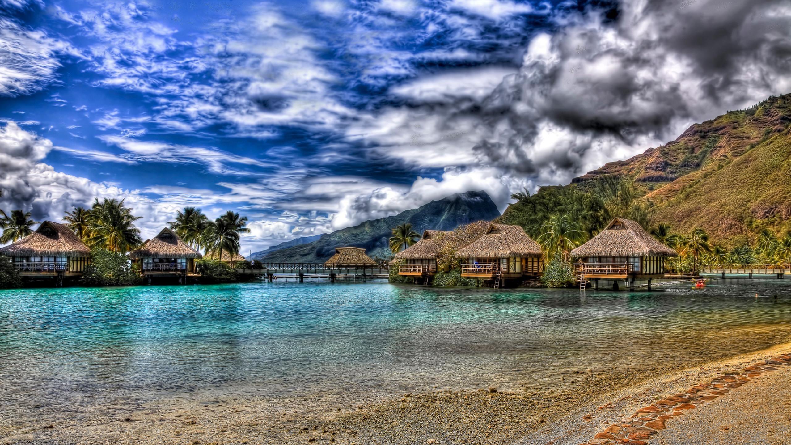 2560x1440 Tahiti Desktop Wallpaper .